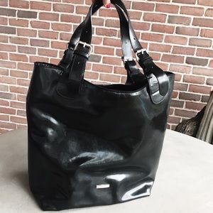 Amazing Italian Black Leather Purse